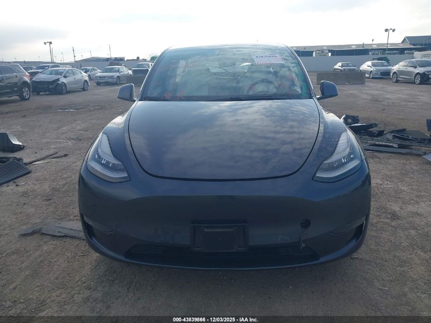 2020 Tesla Model Y Long Range Dual Motor All-Wheel Drive VIN: 5YJYGDEE6LF020432 Lot: 43839866