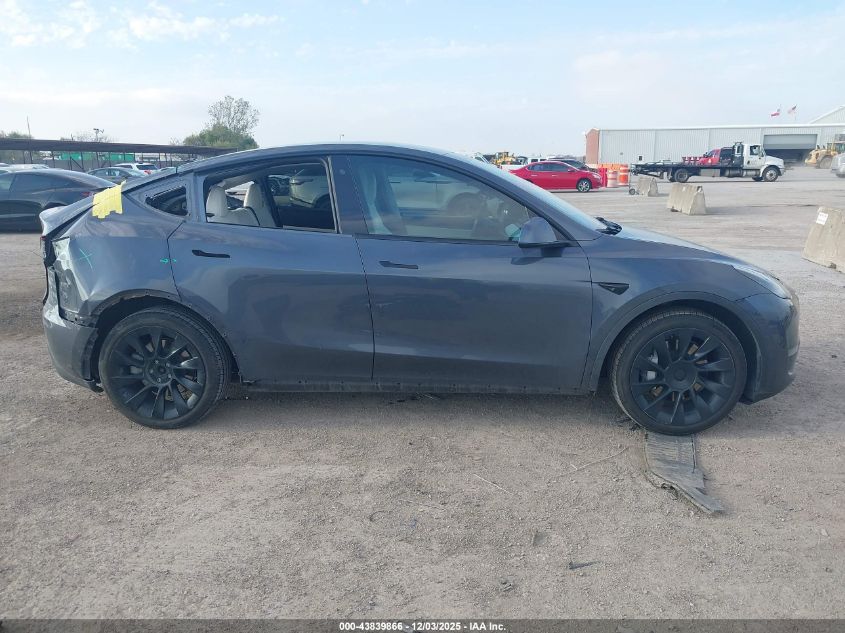 2020 Tesla Model Y Long Range Dual Motor All-Wheel Drive VIN: 5YJYGDEE6LF020432 Lot: 43839866
