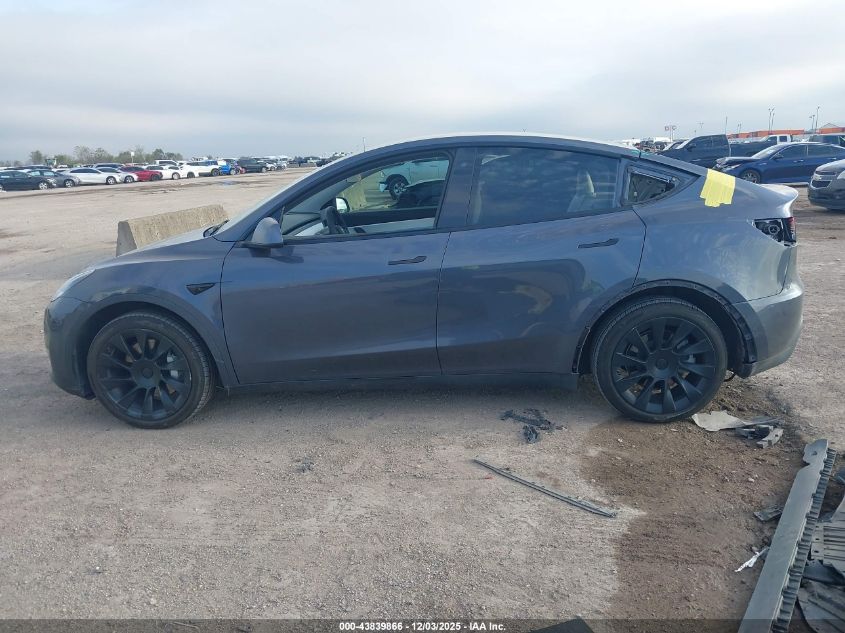 2020 Tesla Model Y Long Range Dual Motor All-Wheel Drive VIN: 5YJYGDEE6LF020432 Lot: 43839866