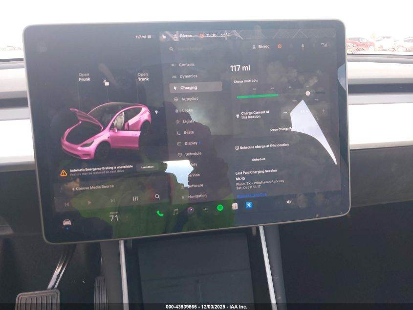 2020 Tesla Model Y Long Range Dual Motor All-Wheel Drive VIN: 5YJYGDEE6LF020432 Lot: 43839866