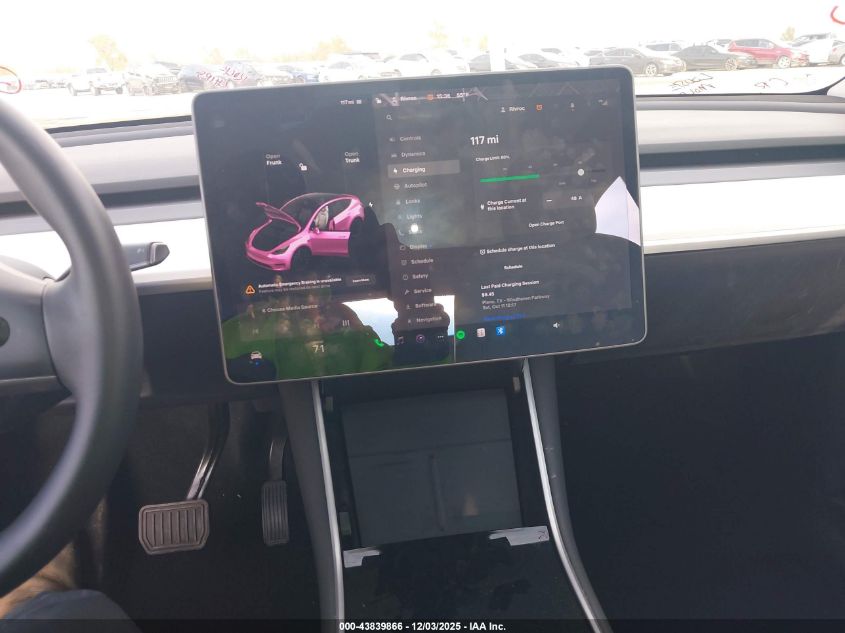 2020 Tesla Model Y Long Range Dual Motor All-Wheel Drive VIN: 5YJYGDEE6LF020432 Lot: 43839866