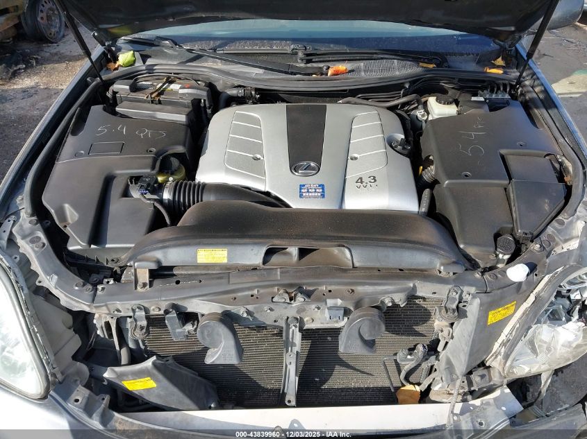 2005 Lexus Ls 430 VIN: JTHBN36F855013868 Lot: 43839960