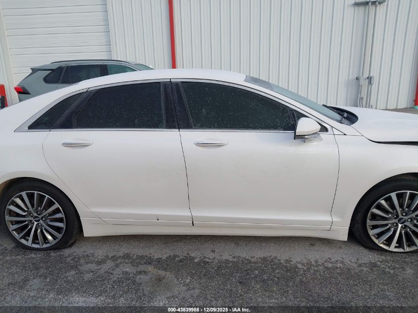 2017 Lincoln Mkz Select VIN: 3LN6L5C96HR615328 Lot: 43839988