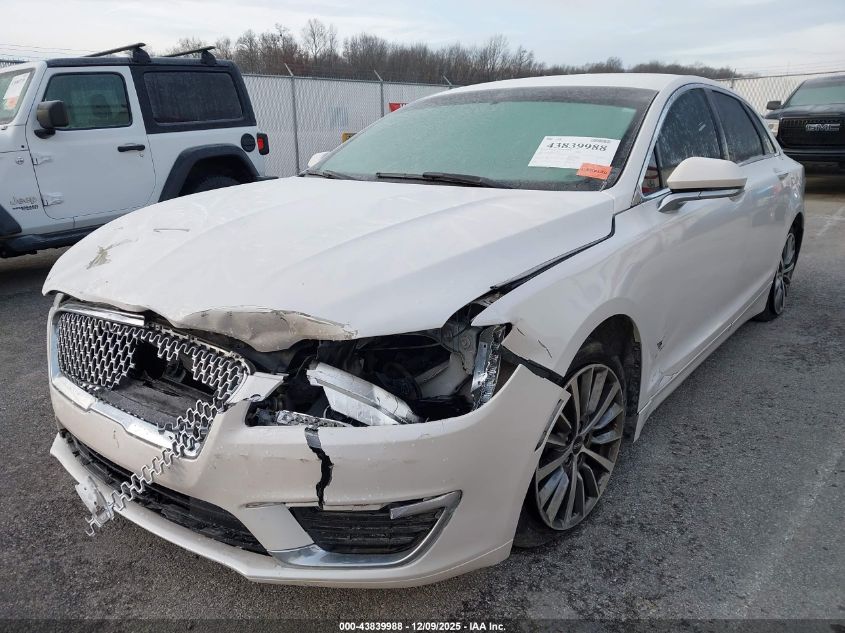 2017 Lincoln Mkz Select VIN: 3LN6L5C96HR615328 Lot: 43839988