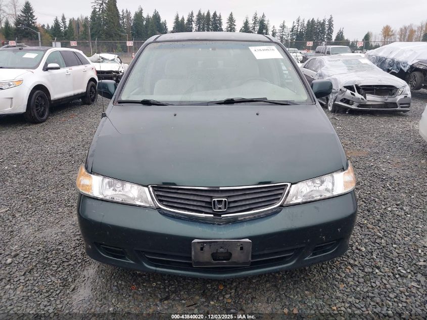 2001 Honda Odyssey Ex VIN: 2HKRL18611H512447 Lot: 43840020