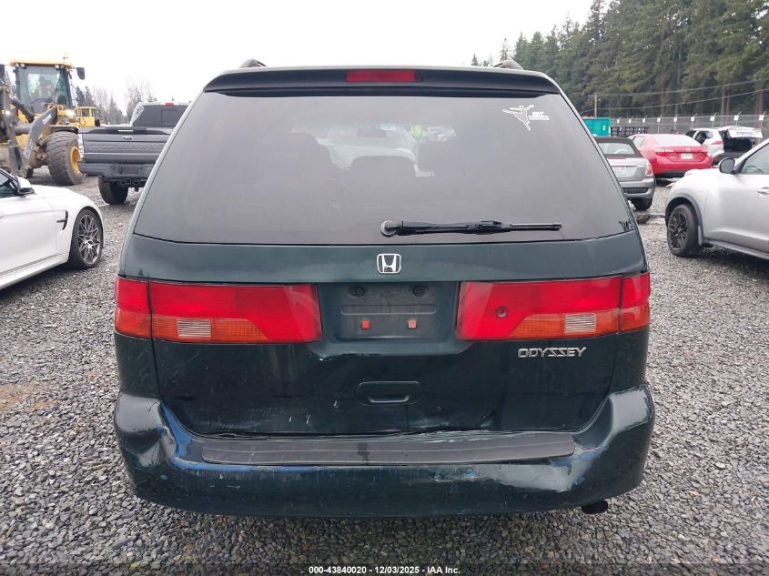 2001 Honda Odyssey Ex VIN: 2HKRL18611H512447 Lot: 43840020