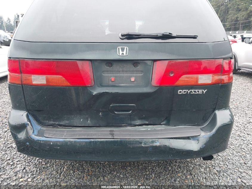 2001 Honda Odyssey Ex VIN: 2HKRL18611H512447 Lot: 43840020