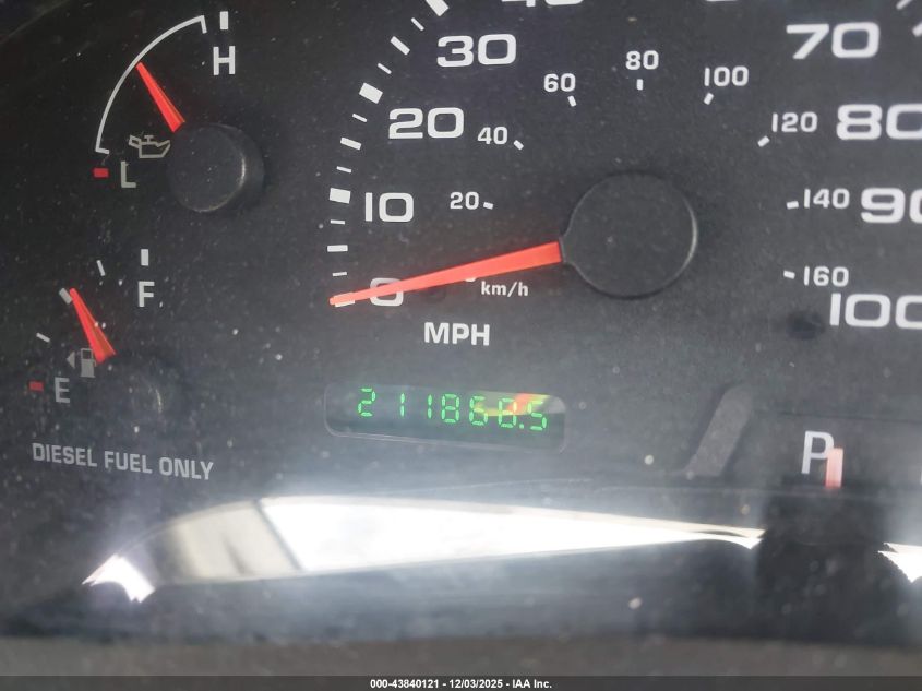 2003 Ford F-250 Lariat/Xl/Xlt VIN: 1FTNW21P63EB60029 Lot: 43840121