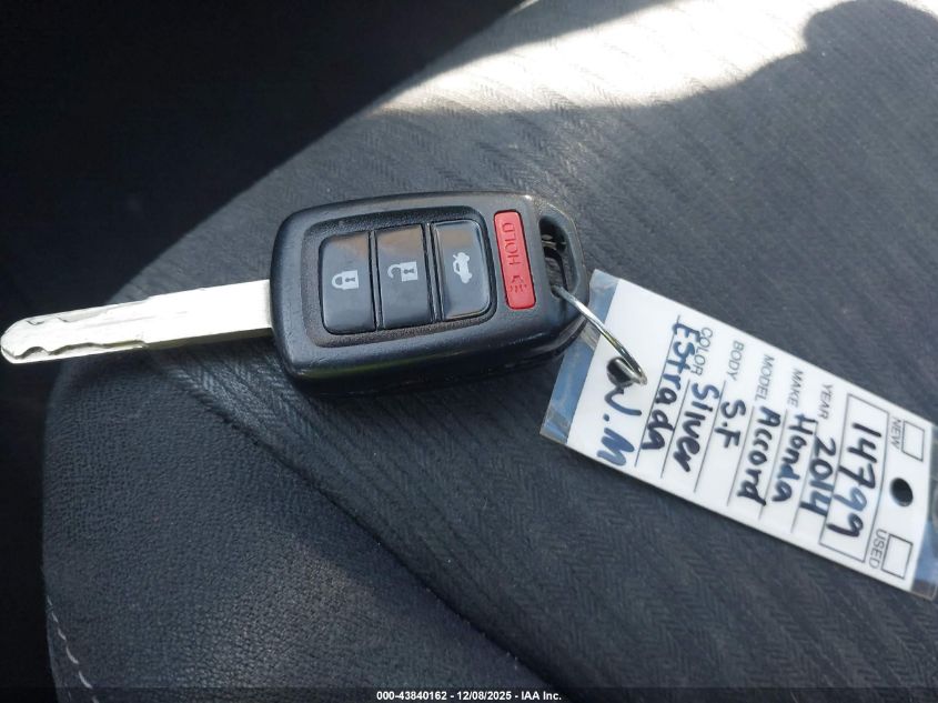 2014 Honda Accord Sport VIN: 1HGCR2F56EA140798 Lot: 43840162