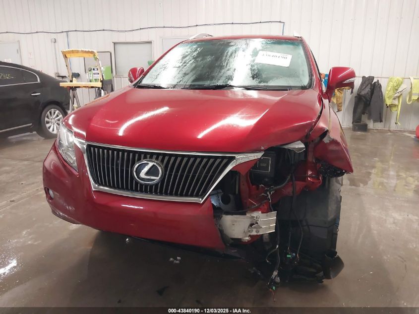 2012 Lexus Rx 350 VIN: JTJZK1BA0C2414477 Lot: 43840190