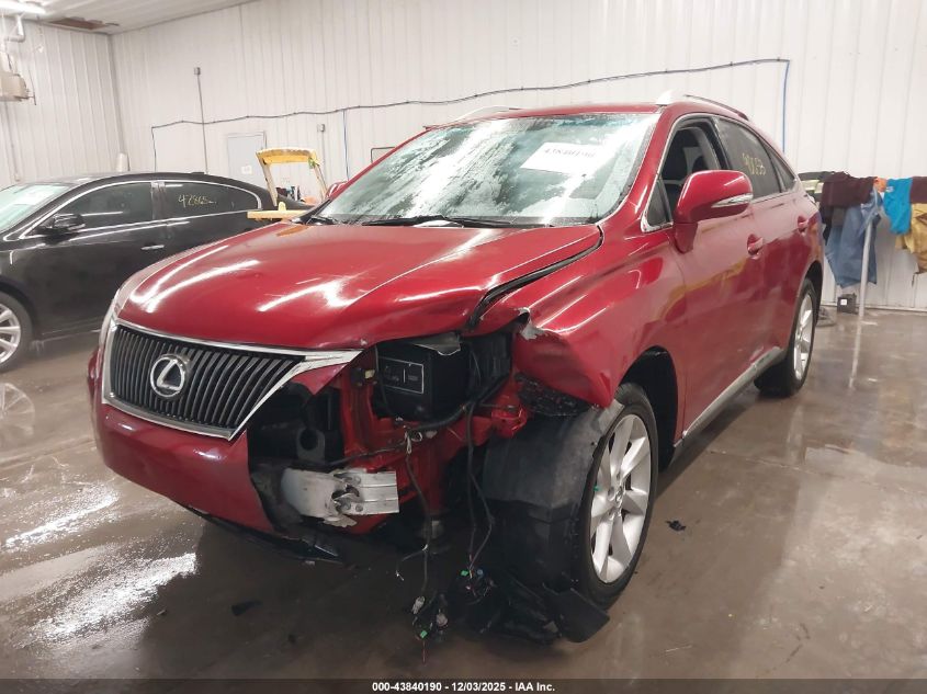 2012 Lexus Rx 350 VIN: JTJZK1BA0C2414477 Lot: 43840190