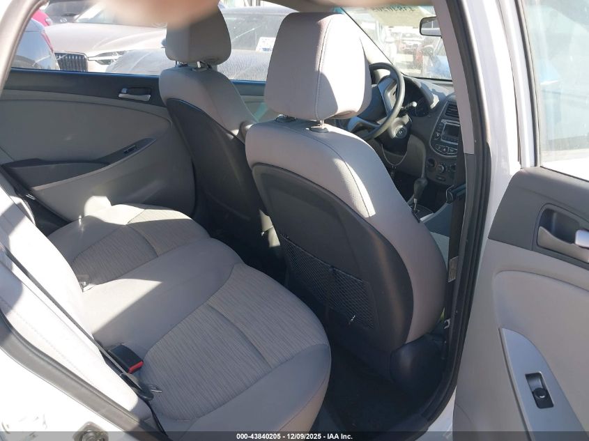 2017 Hyundai Accent Se VIN: KMHCT4AE1HU171393 Lot: 43840205