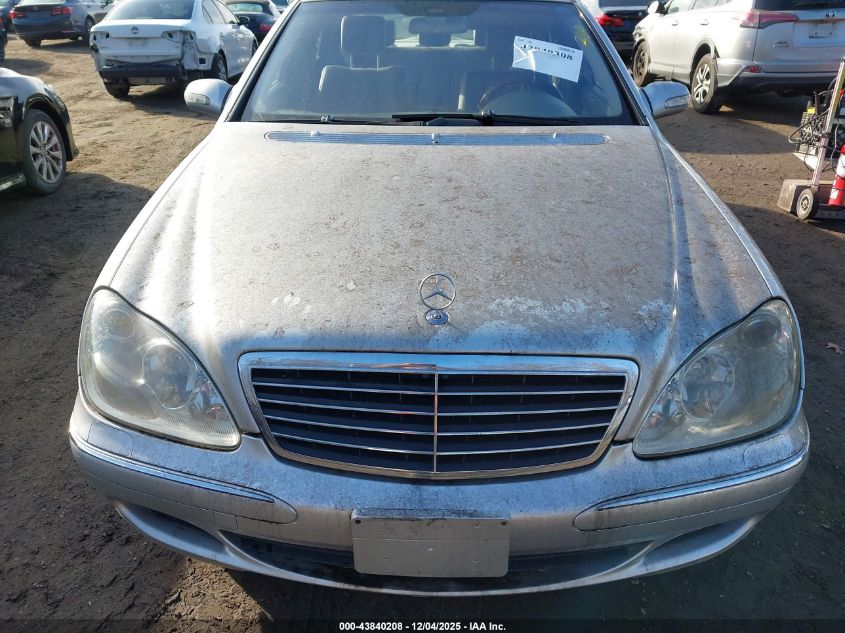 2003 Mercedes-Benz S 500 VIN: WDBNG75J23A327783 Lot: 43840208