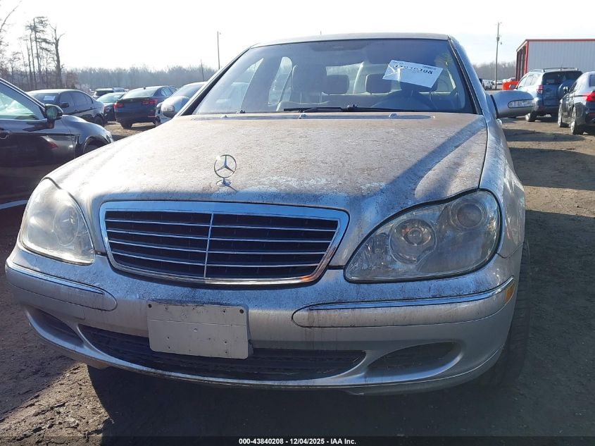 2003 Mercedes-Benz S 500 VIN: WDBNG75J23A327783 Lot: 43840208