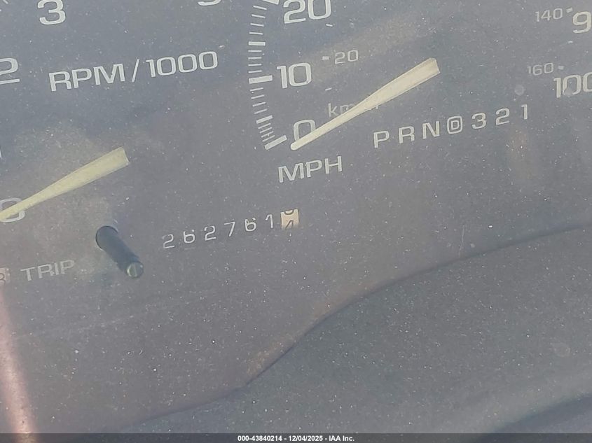 1995 Chevrolet Suburban K1500 VIN: 1GNFK16K3SJ424764 Lot: 43840214