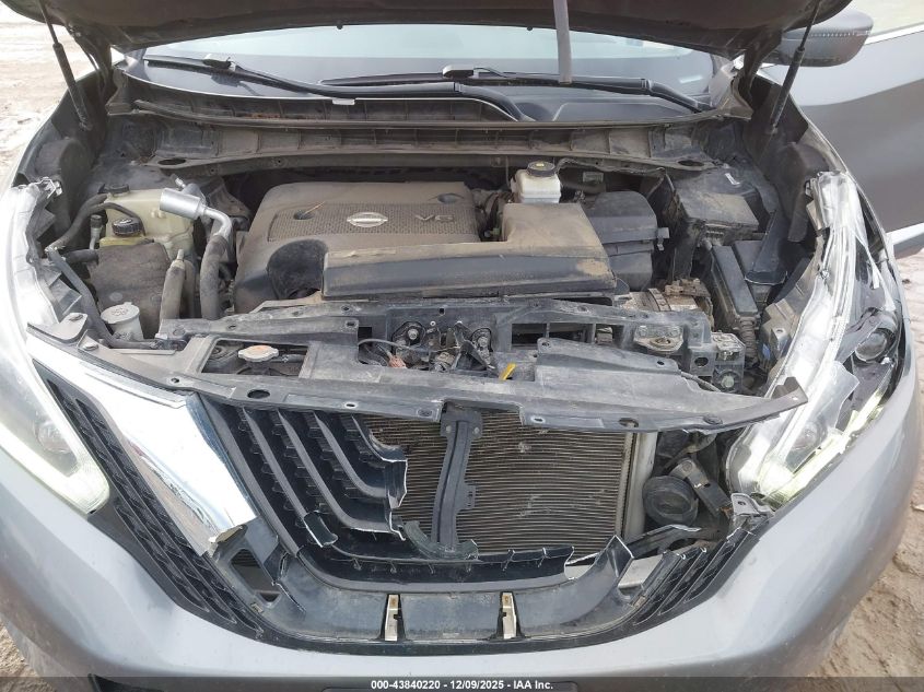 2018 Nissan Murano Sv VIN: 5N1AZ2MH0JN138515 Lot: 43840220