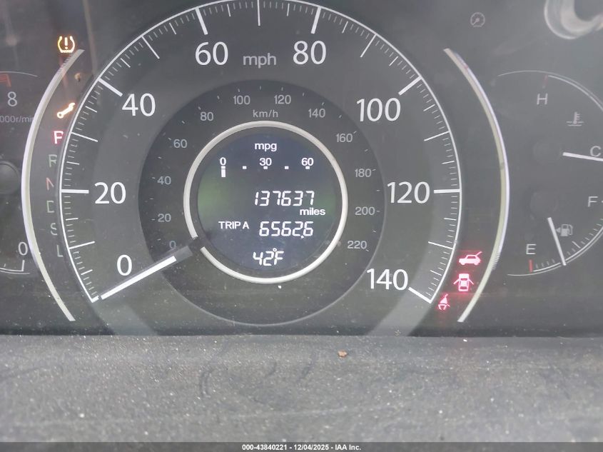 2016 Honda Cr-V Ex VIN: 2HKRM4H50GH655842 Lot: 43840221