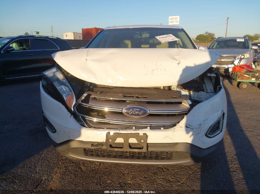 2017 Ford Edge Sel VIN: 2FMPK3J90HBC28352 Lot: 43840226