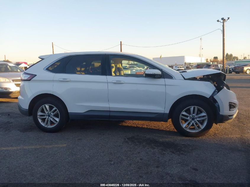 2017 Ford Edge Sel VIN: 2FMPK3J90HBC28352 Lot: 43840226