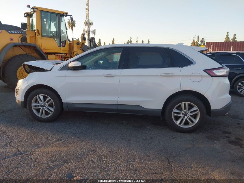 2017 Ford Edge Sel VIN: 2FMPK3J90HBC28352 Lot: 43840226