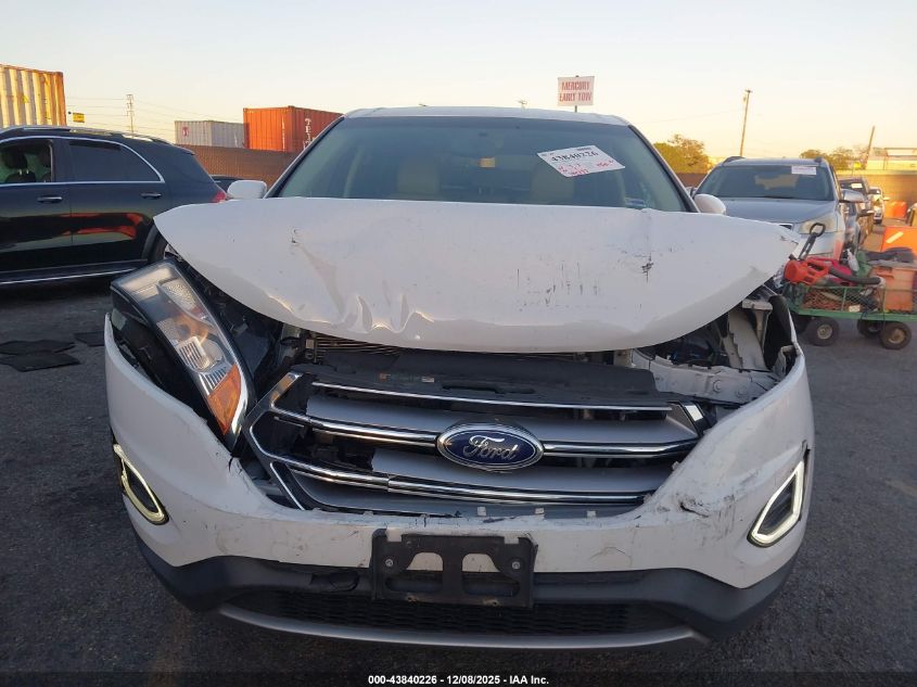 2017 Ford Edge Sel VIN: 2FMPK3J90HBC28352 Lot: 43840226