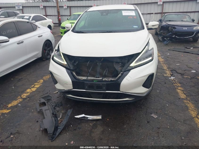 2020 Nissan Murano S Fwd VIN: 5N1AZ2AJ4LN152198 Lot: 43840235