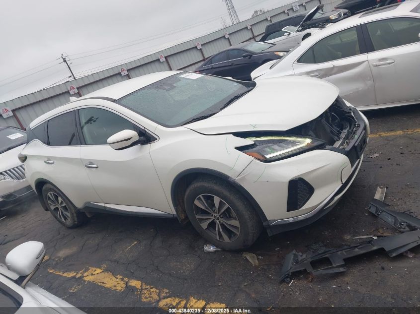 2020 Nissan Murano S Fwd VIN: 5N1AZ2AJ4LN152198 Lot: 43840235