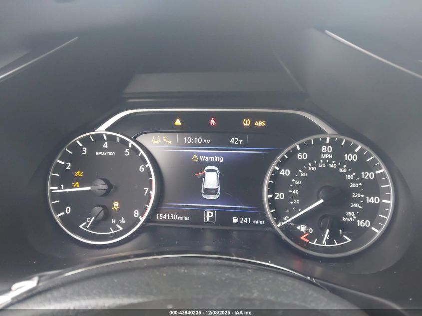 2020 Nissan Murano S Fwd VIN: 5N1AZ2AJ4LN152198 Lot: 43840235