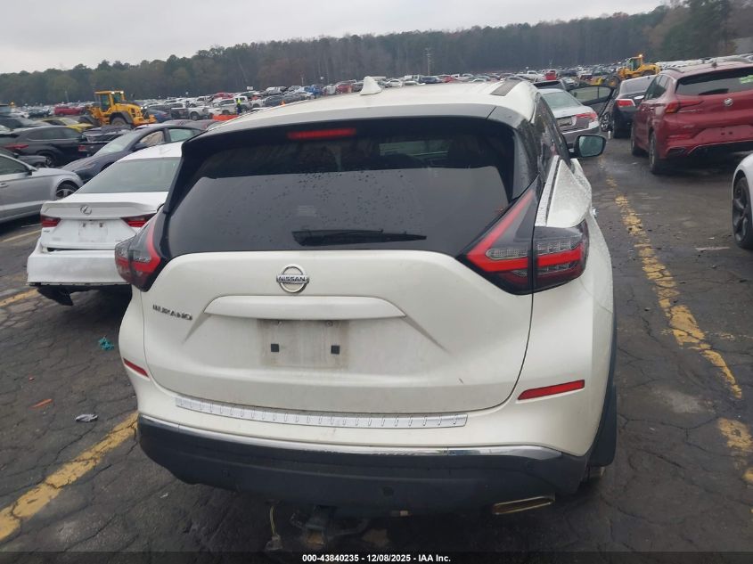 2020 Nissan Murano S Fwd VIN: 5N1AZ2AJ4LN152198 Lot: 43840235