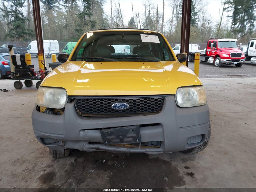 2002 Ford Escape Xls VIN: 1FMYU01112KA95167 Lot: 43840237