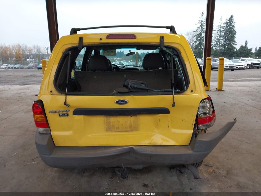 2002 Ford Escape Xls VIN: 1FMYU01112KA95167 Lot: 43840237