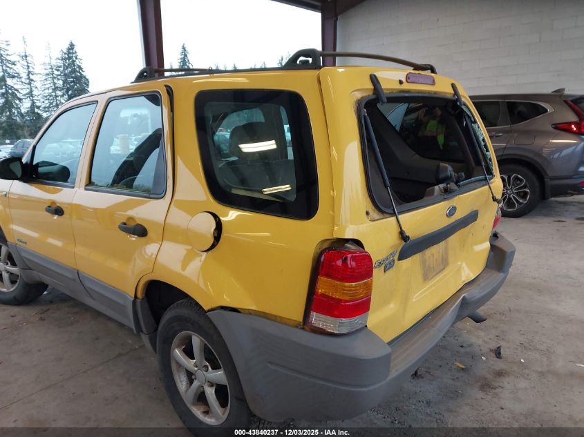2002 Ford Escape Xls VIN: 1FMYU01112KA95167 Lot: 43840237