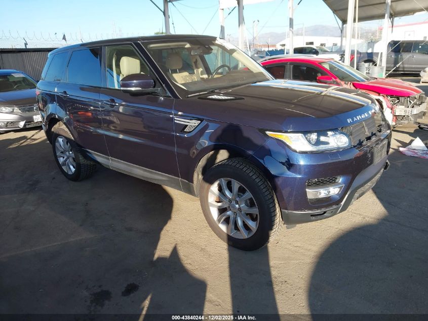 LAND ROVER RANGE ROVER SPORT 3.0L V6 SUPERCHARGED HSE