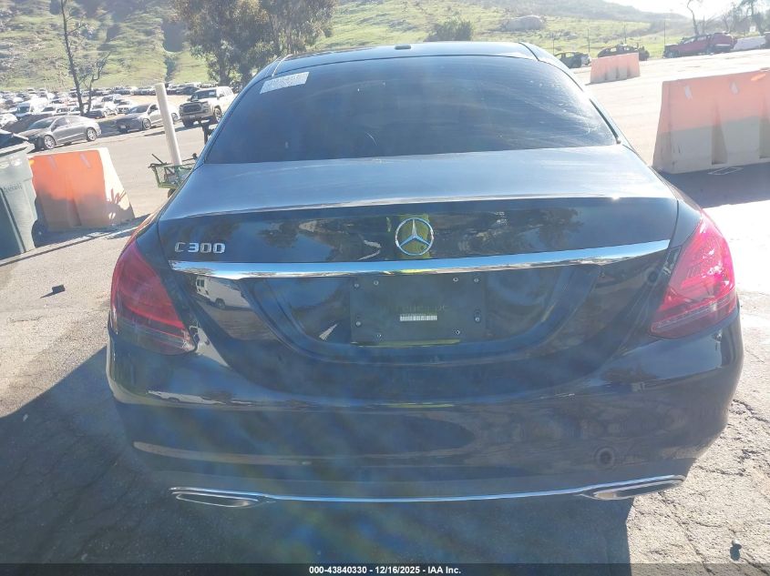 2021 Mercedes-Benz C 300 Sedan VIN: W1KWF8DB9MR631954 Lot: 43840330