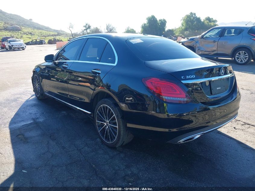 2021 Mercedes-Benz C 300 Sedan VIN: W1KWF8DB9MR631954 Lot: 43840330