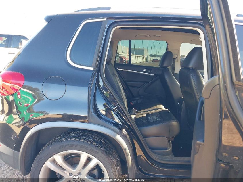 2013 Volkswagen Tiguan Sel VIN: WVGAV7AX5DW507498 Lot: 43840332