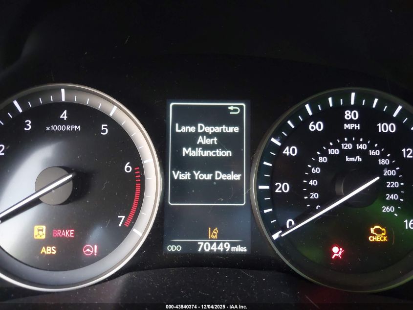 2018 Lexus Es 350 VIN: 58ABK1GG8JU088001 Lot: 43840374