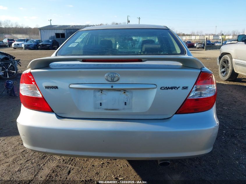 2002 Toyota Camry Se VIN: 4T1BE32K12U536070 Lot: 43840381