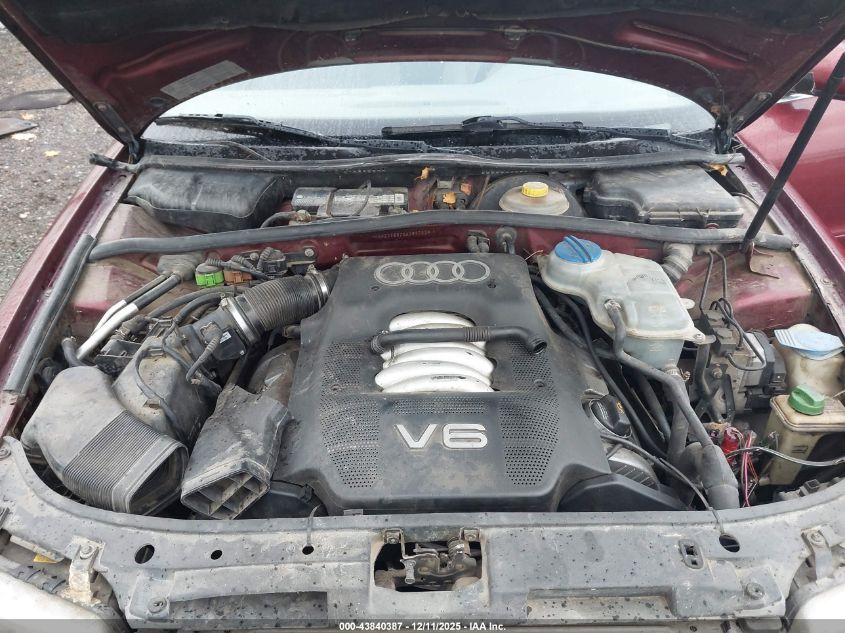 1998 Audi A4 2.8 VIN: WAUDD28D7WA187763 Lot: 43840387