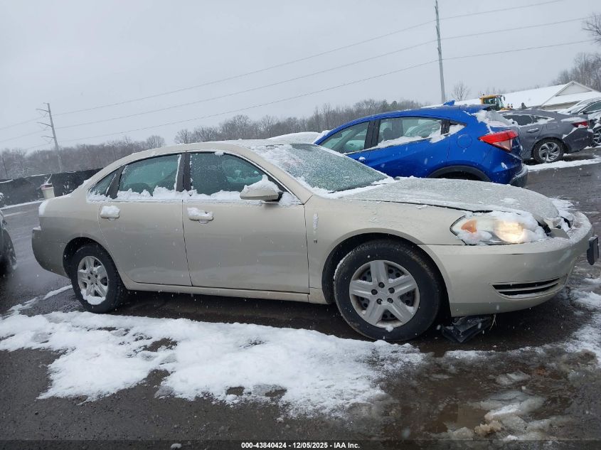 2008 Chevrolet Impala Ls VIN: 2G1WB58K181251643 Lot: 43840424