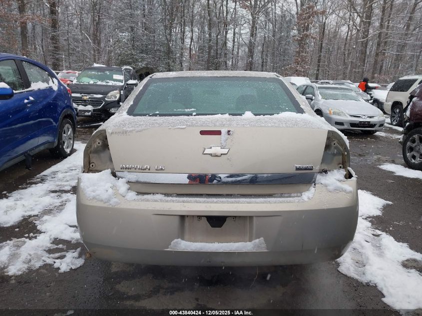 2008 Chevrolet Impala Ls VIN: 2G1WB58K181251643 Lot: 43840424