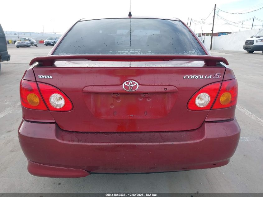 2004 Toyota Corolla S VIN: 1NXBR32E74Z256462 Lot: 43840436
