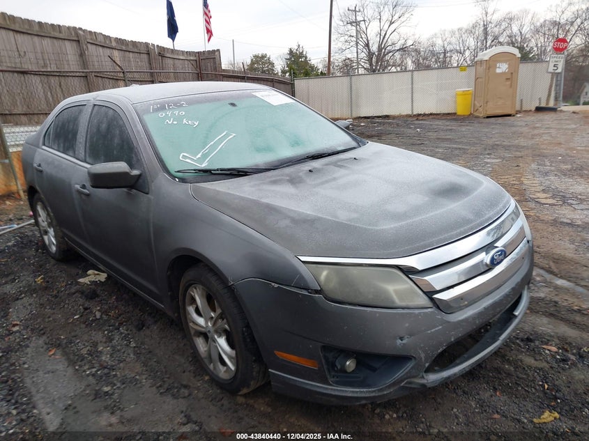 Vin: 3fahp0ha9cr221862, lot: 44335932, ford fusion se 2012 img_1