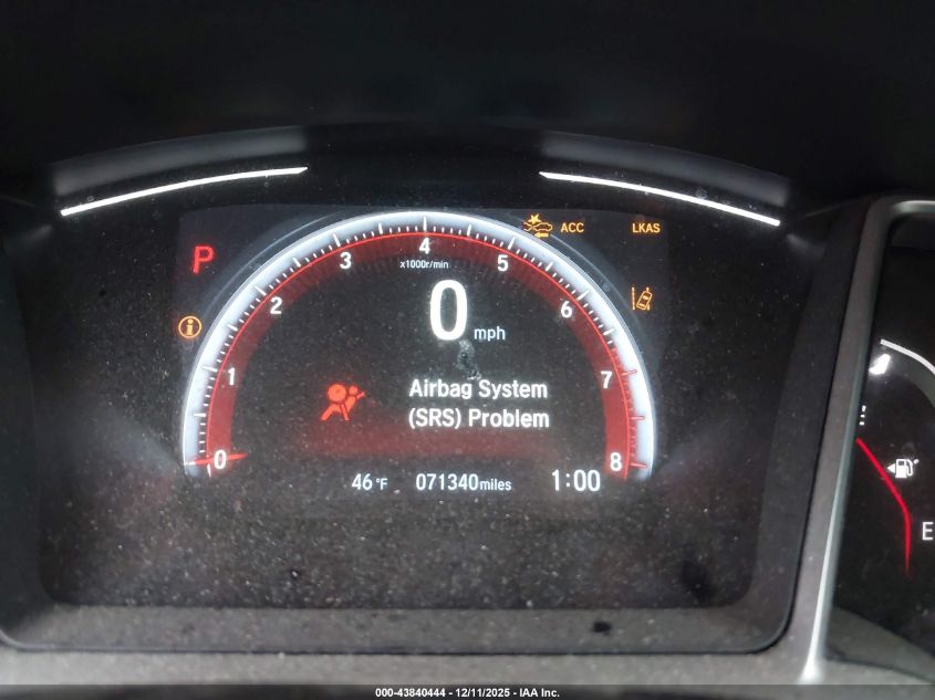 2020 Honda Civic Sport VIN: 2HGFC2F87LH531076 Lot: 43840444