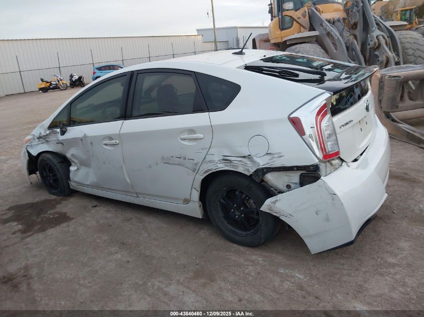 2012 Toyota Prius Three VIN: JTDKN3DU2C1593819 Lot: 43840460