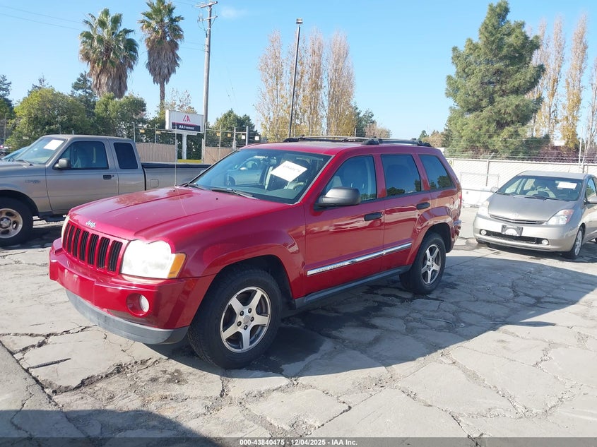 1J8HS48N25C658566 2005 JEEP GRAND CHEROKEE photo no. 2