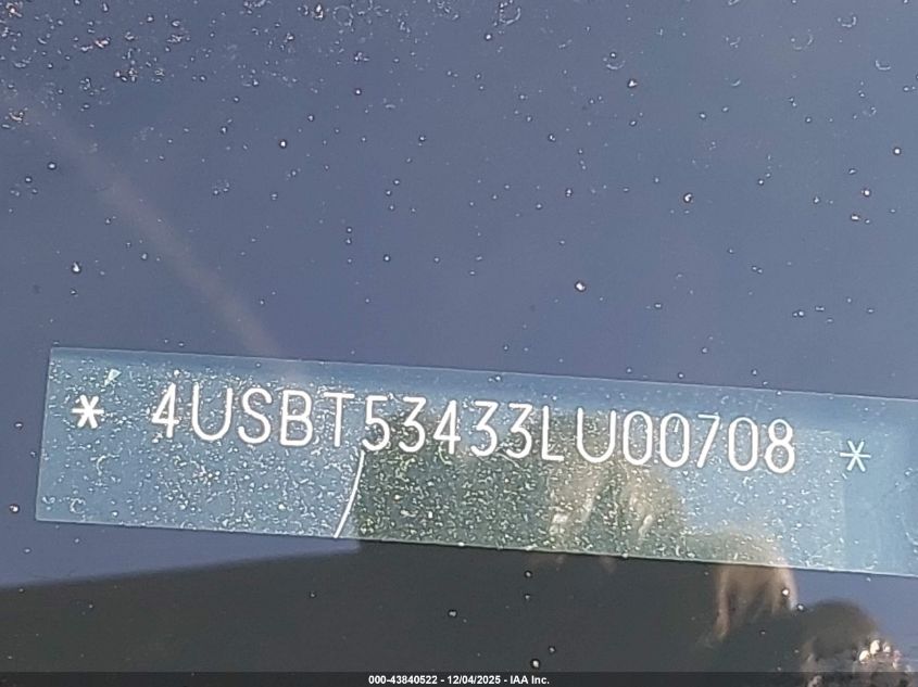 2003 BMW Z4 3.0I VIN: 4USBT53433LU00708 Lot: 43840522