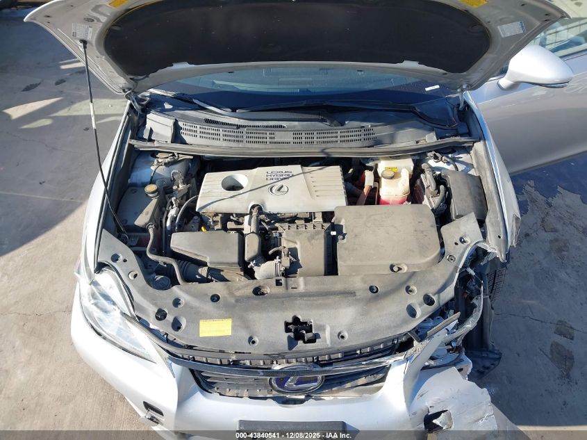 2012 Lexus Ct 200H Premium VIN: JTHKD5BH7C2115473 Lot: 43840541