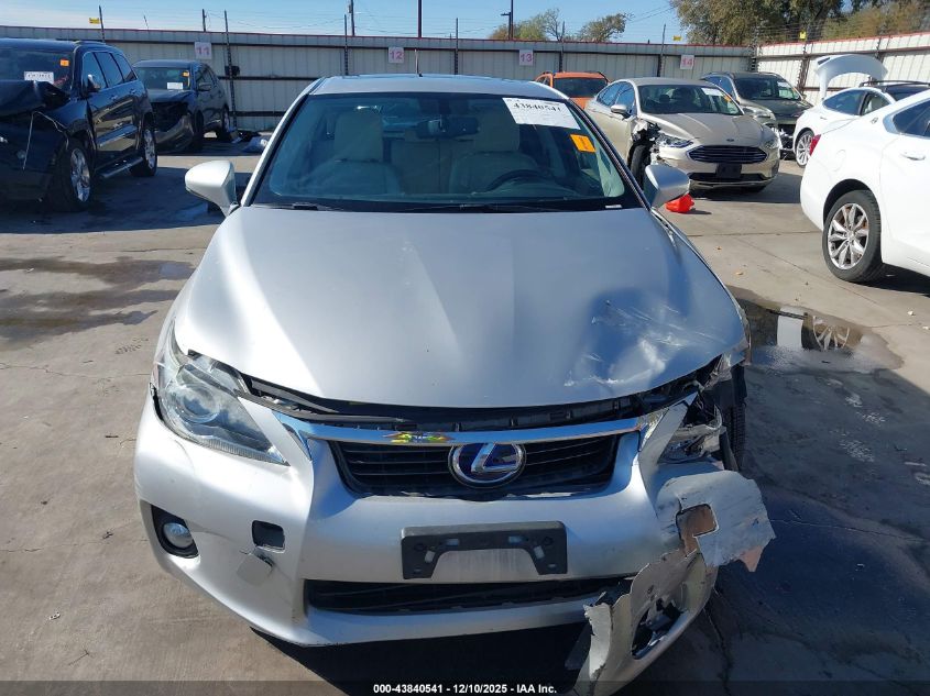 2012 Lexus Ct 200H Premium VIN: JTHKD5BH7C2115473 Lot: 43840541