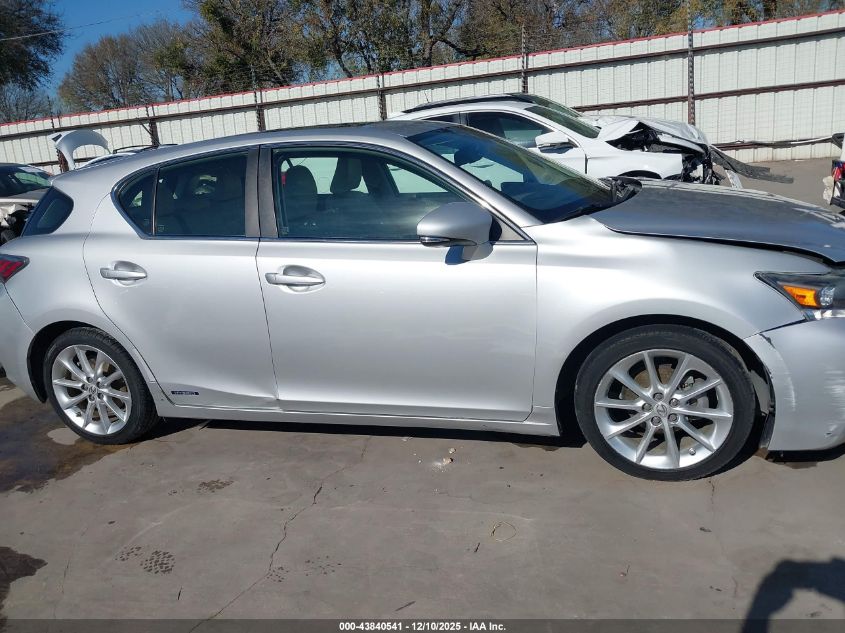 2012 Lexus Ct 200H Premium VIN: JTHKD5BH7C2115473 Lot: 43840541